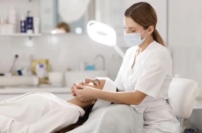 Skilled Plastic Surgeon Performing Nose Surgery